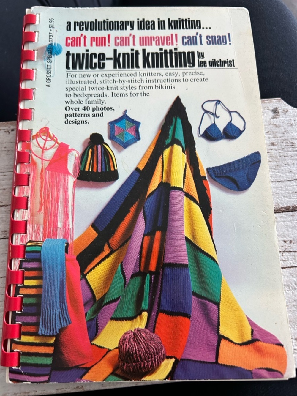 5/$25 Twice-Knit Knitting Kids Accessories Pattern Book - Multicolor